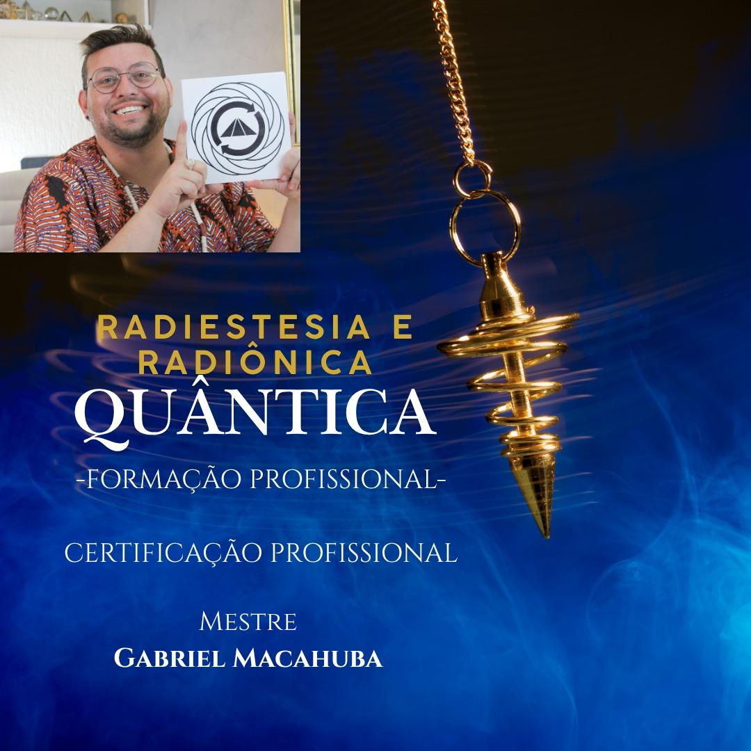 Capa do curso Formação Profissional em Radiestesia e Radiônica Quântica